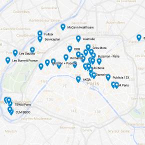 Les agences de Publicité / Paris