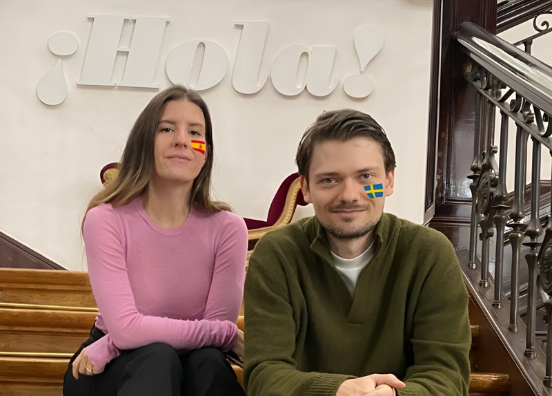 C’EST QUI LES INTER #3 ? Claudia Illan (SPAIN)  Hugo Wahledow (SWEDEN).